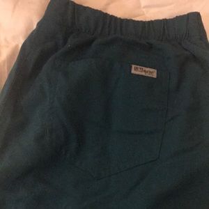 Size L hunter green greys anatomy scrub pants